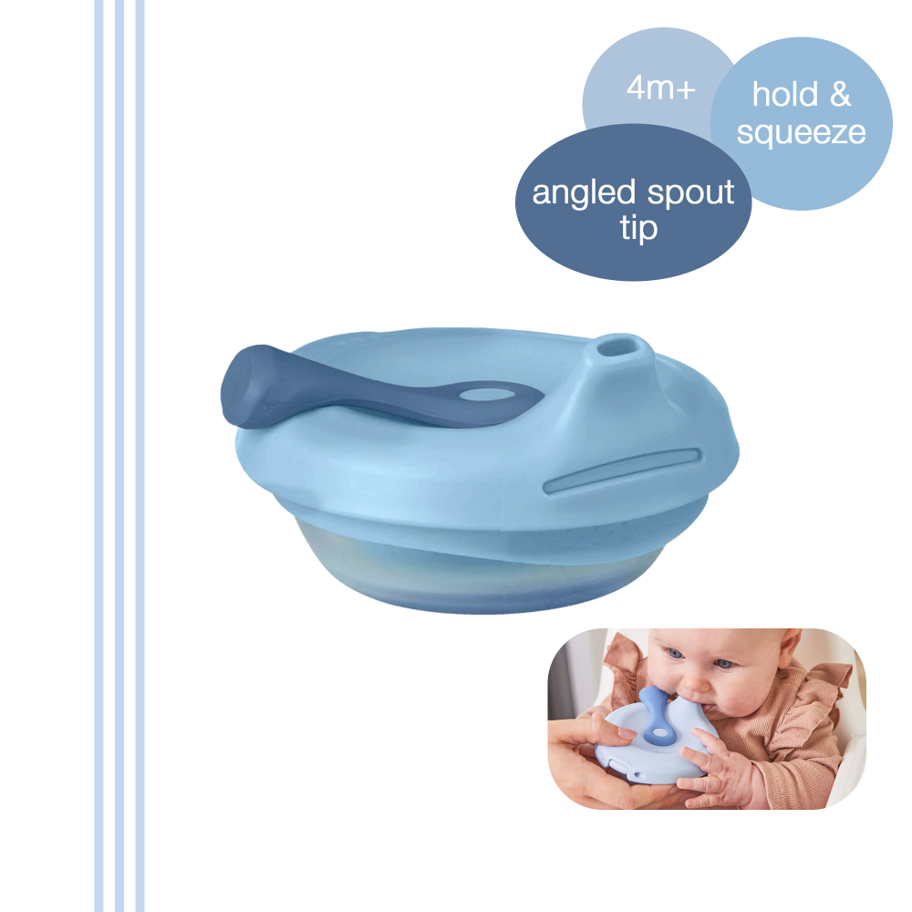 B.Box Fill + Feed Silicone Feeding - Reusable & Mess-Free Baby Food Container 110ml