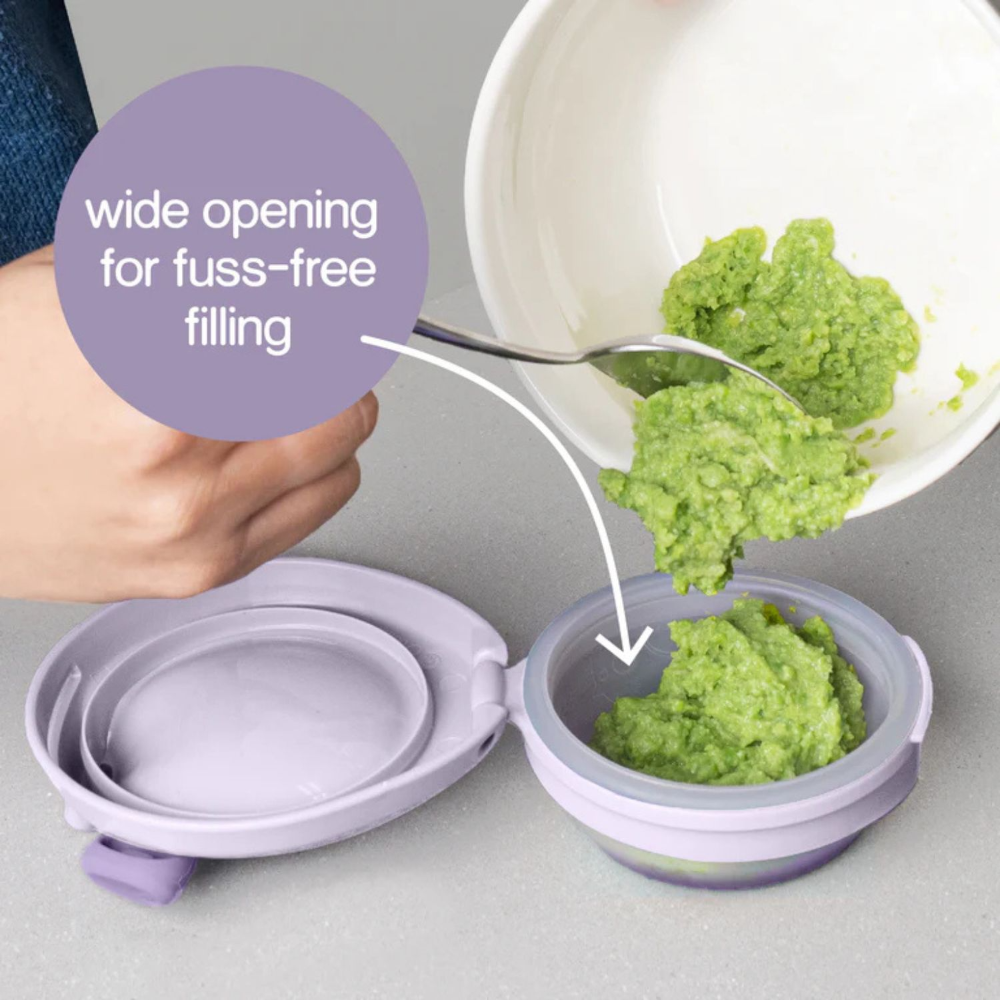B.Box Fill + Feed Silicone Feeding - Reusable & Mess-Free Baby Food Container 110ml