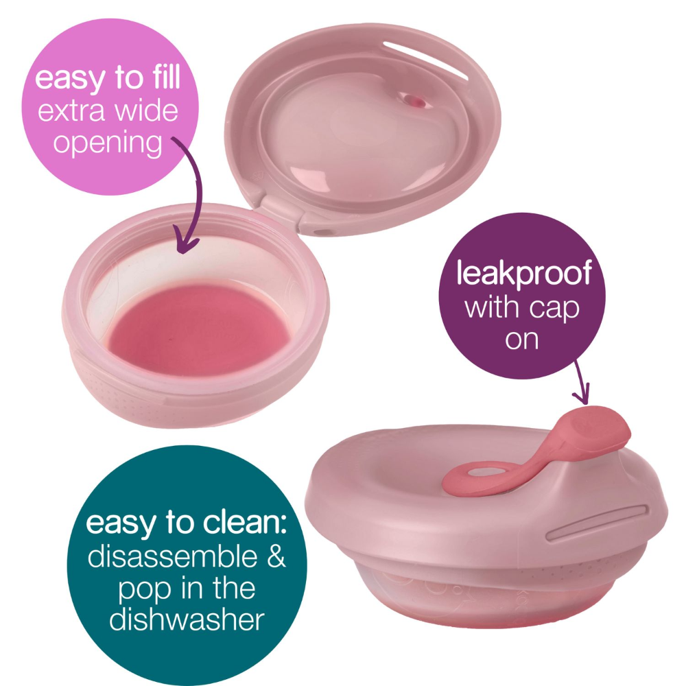 B.Box Fill + Feed Silicone Feeding - Reusable & Mess-Free Baby Food Container 110ml