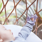 B.Box Silicone Wrist Teether Fox - Multi-Textured & Soothing for Teething Babies