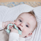 B.Box Silicone Wrist Teether Fox - Multi-Textured & Soothing for Teething Babies