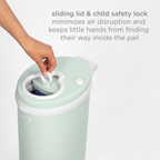 Ubbi Steel Odor Locking Diaper Pail