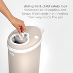 Ubbi Steel Odor Locking Diaper Pail
