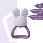 B.Box Chill + Fill Sensory Teether - Refillable Cooling Relief for Teething Babies - Textured Silicone, Easy-Grip