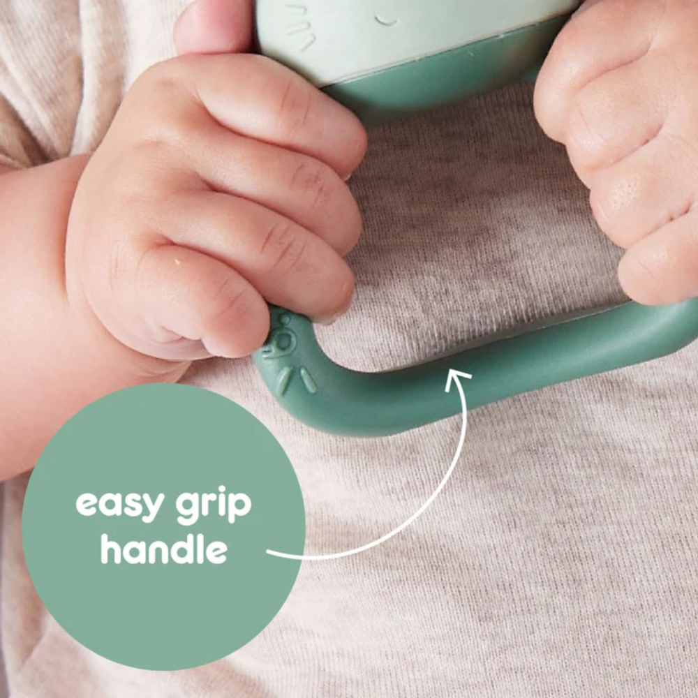 B.Box Chill + Fill Sensory Teether - Refillable Cooling Relief for Teething Babies - Textured Silicone, Easy-Grip