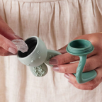 B.Box Chill + Fill Sensory Teether - Refillable Cooling Relief for Teething Babies - Textured Silicone, Easy-Grip