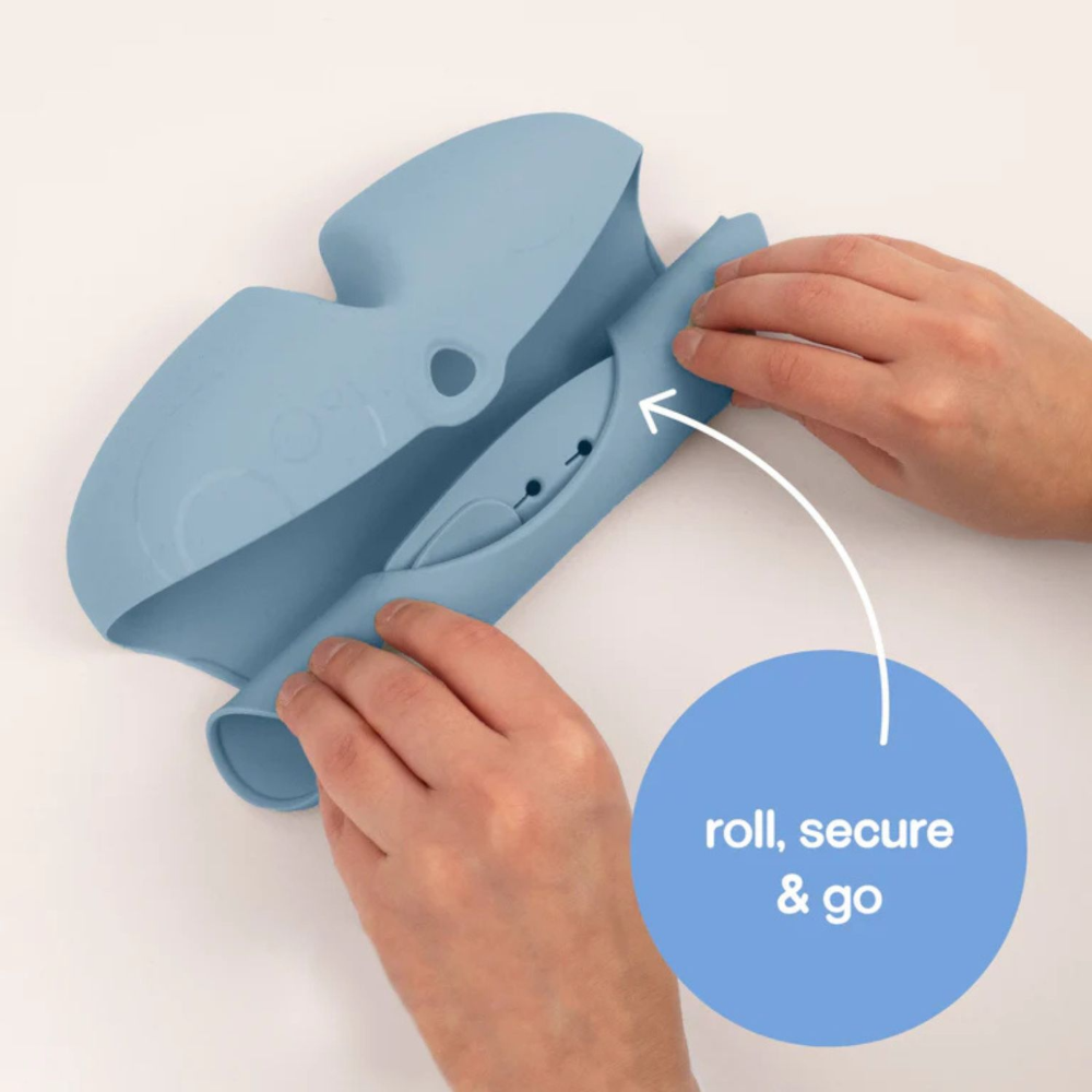 B.Box Silicone Bib - Adjustable Neck Closure for a Perfect Fit