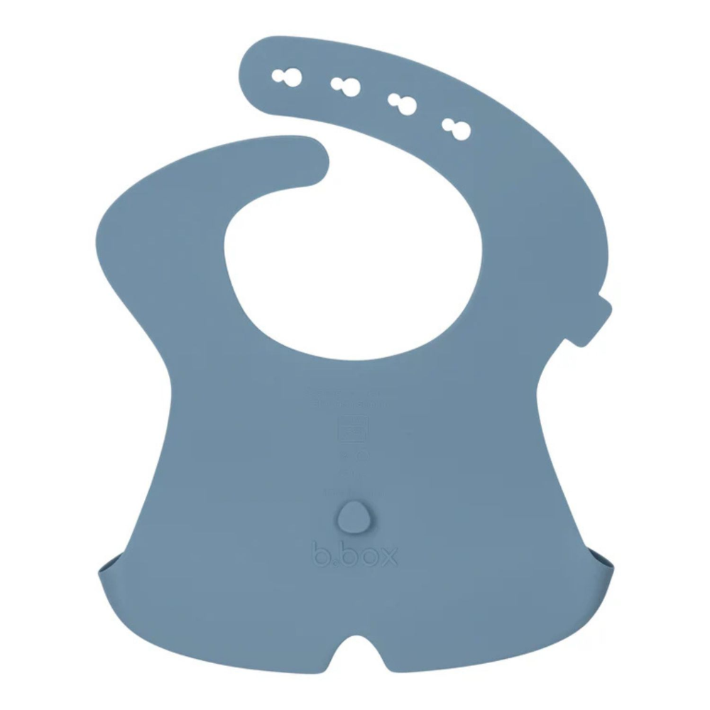 B.Box Silicone Bib - Adjustable Neck Closure for a Perfect Fit