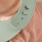 B.Box Silicone Bib - Adjustable Neck Closure for a Perfect Fit