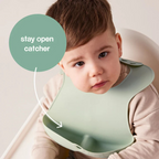 B.Box Silicone Bib - Adjustable Neck Closure for a Perfect Fit