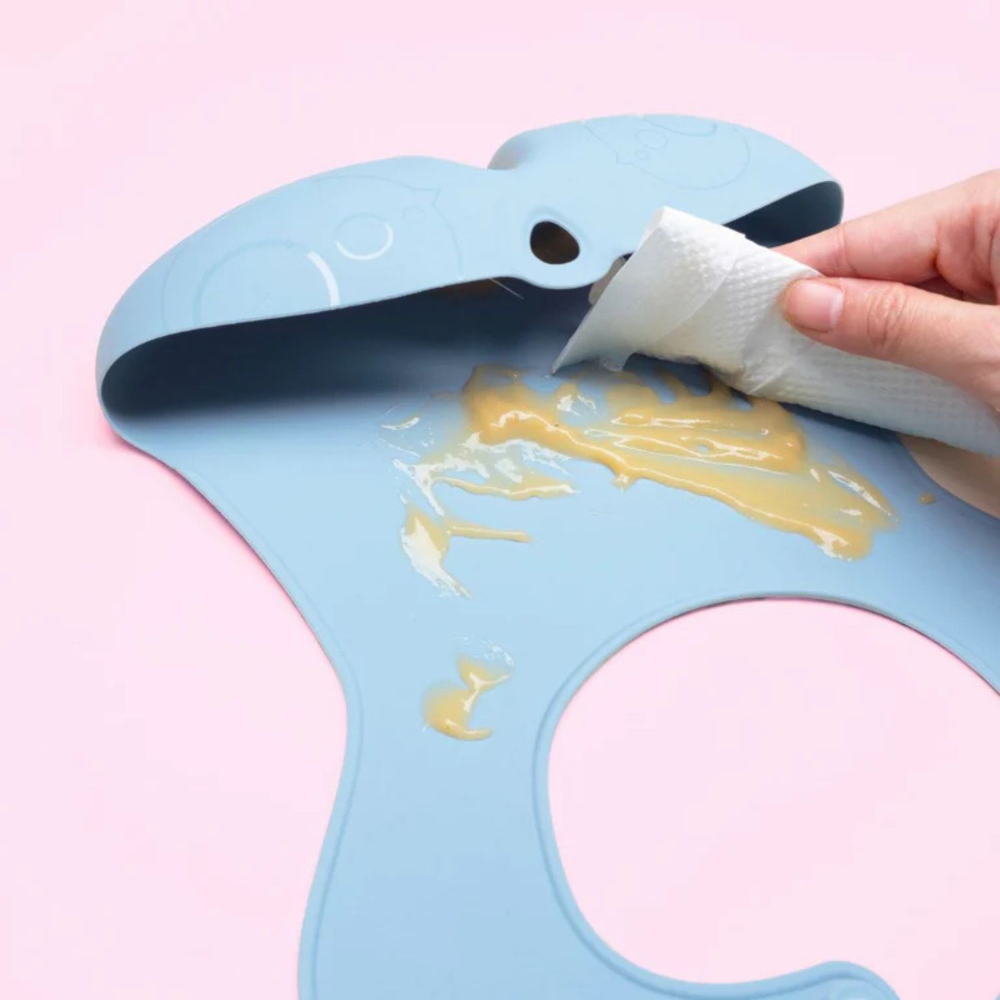 B.Box Silicone Bib - Adjustable Neck Closure for a Perfect Fit