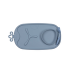 B.Box Roll + Go Mealtime Silicone Mat - Travel Friendly Plate with spoon - Non-Slip, Easy-Clean