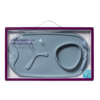 B.Box Roll + Go Mealtime Silicone Mat - Travel Friendly Plate with spoon - Non-Slip, Easy-Clean