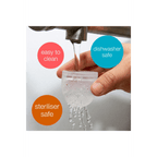 B.Box Silicone Fresh Food Feeder - Ideal for Safe Feeding - Gentle on Gums with Easy to Grip & Hygienic - Peony Purple