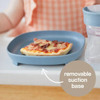 B.Box 2-in-1 Suction Plate for Kids – Adjustable Divider, Mess-Free Self-Feeding & Microwave Safe