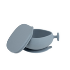 B.Box Soft Silicone Feeding Bowl + Lid for Toddlers - Anti-Slip & Leakproof Lid