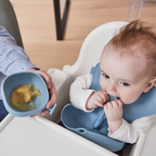 B.Box Soft Silicone Feeding Bowl + Lid for Toddlers - Anti-Slip & Leakproof Lid