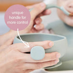 B.Box Soft Silicone Feeding Bowl + Lid for Toddlers - Anti-Slip & Leakproof Lid