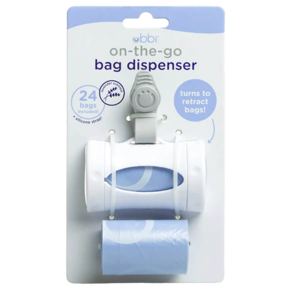 Ubbi On the Go Bag Dispenser for Baby Travel