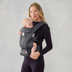 Ergobaby Omni Deluxe Baby Carrier, Lightweight Breathable Soft Mesh, Enhanced Lumbar Support, Adjustable Waistbelt & Cross Straps, Privacy Hood, 4 Carry Positions, 6 Storage Pockets, 3-20Kgs, 0 - 4 Years