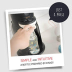 Beaba Bib Expresso Bottle Preparer and Warmer for Baby and Children - Single Handed Fast Preparation - Adjustable Temperature