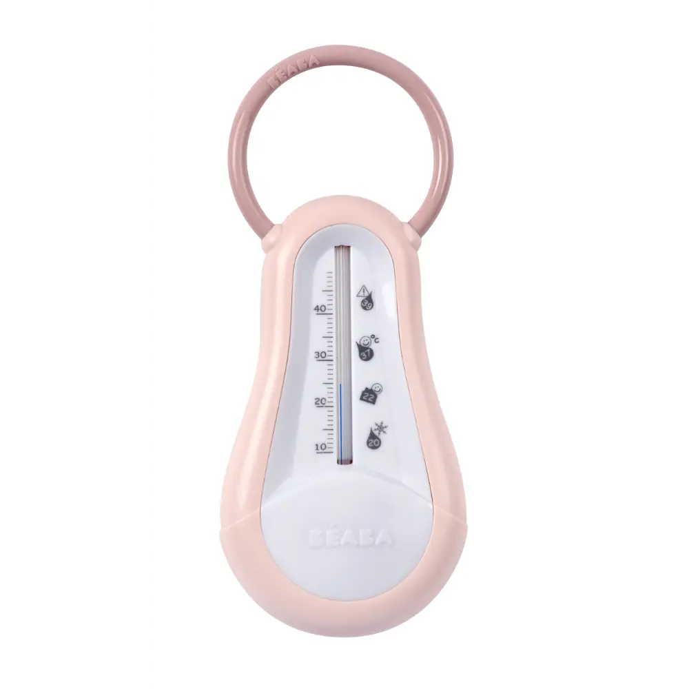 Beaba 9 Baby Toiletry & Grooming Essentials, Includes Thermometer, Hairbrush, Nail Clippers, Nasal Aspirator, Gum Massaging Toothbrush, Teether Baby Scissors, Bath Thermometer, Nail File, and Multi-Compartment Travel Pouch