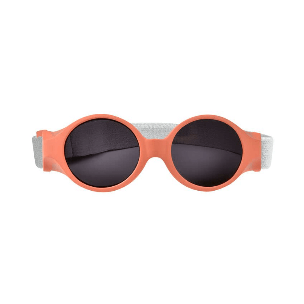 Beaba Newborn Sunglasses - 0-9 Months, Unbreakable Sunglasses for Infants, 100% UV Protection, CAT 4 Side Protection Optimal Comfort, Adjustable Elastic Headband, Birth - 9 Months