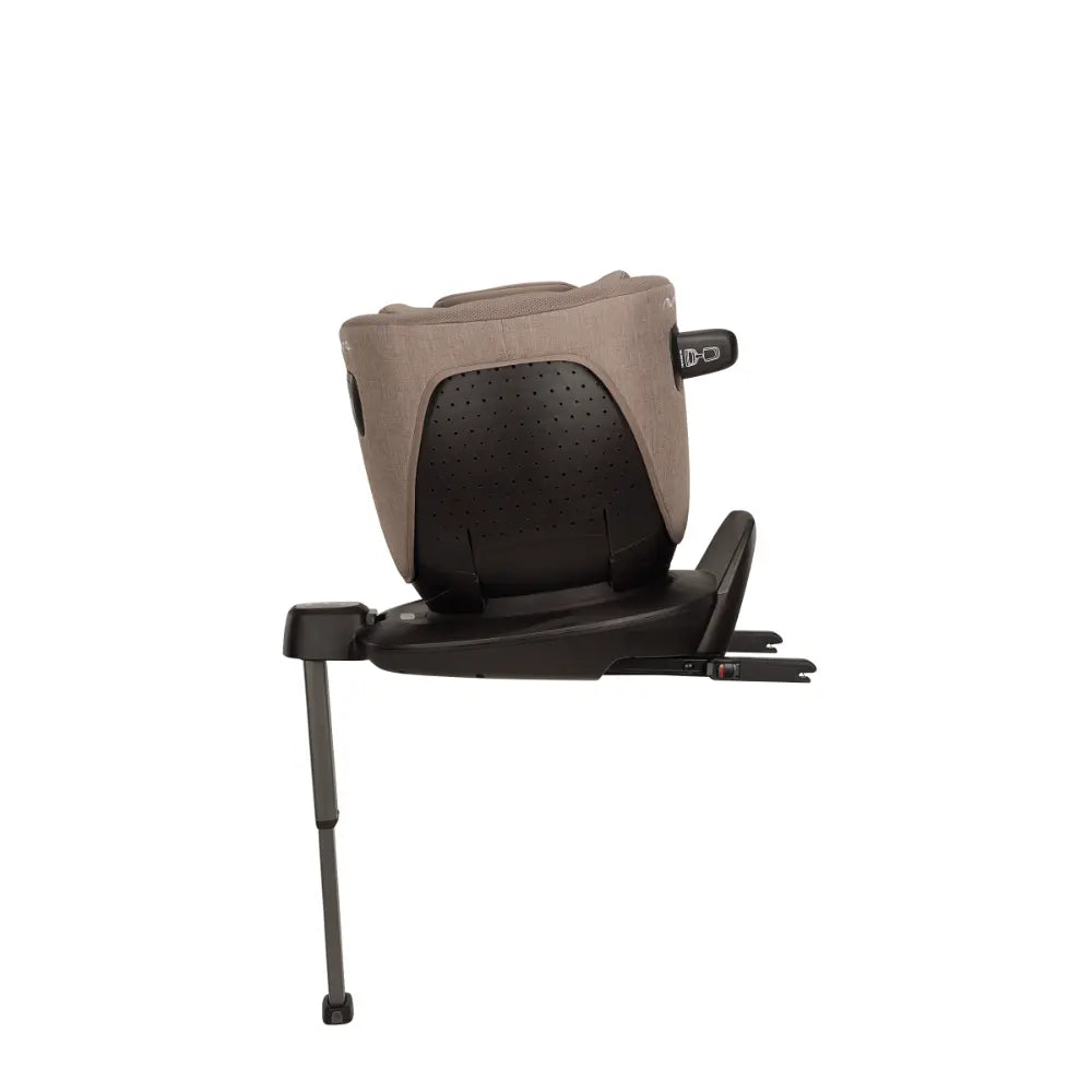 Nuna PRUU Aire Infant Car Seat|Convertible (Forward & Rear Facing)|360 Degrees Rotation with Base|Retractabe Sun Canopy|Moisture Absorbing Airy Mesh|5 Positions Recline In Both Mode|For 0 to 4Y|Upto 19 Kg - Cedar