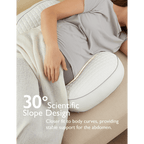 Momcozy Maternity Accessory Portable Maternity Pillow - Grey