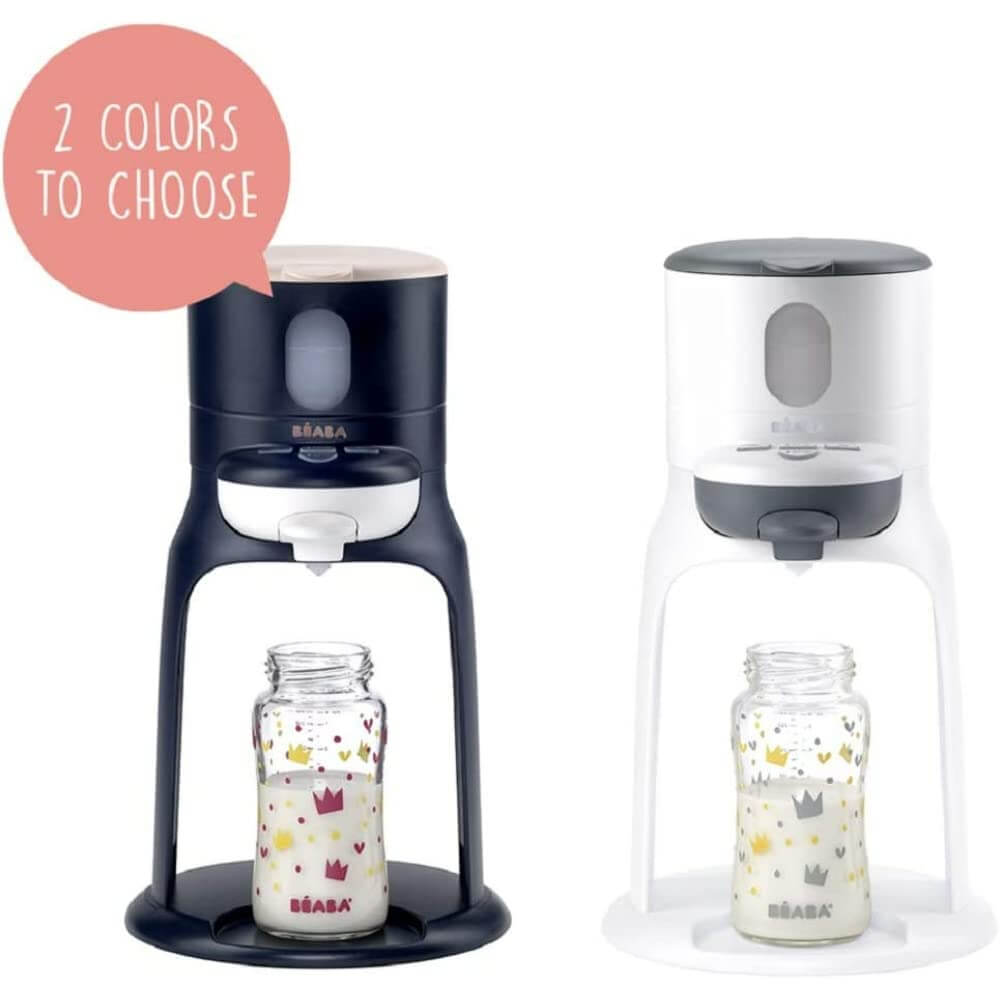 Beaba Bib Expresso Bottle Preparer and Warmer for Baby and Children - Single Handed Fast Preparation - Adjustable Temperature
