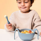 B.Box Toddler Fork & Spoon Cutlery Set for Kids – Easy Grip, Self-Feeding & Travel-Friendly – Ocean Blue
