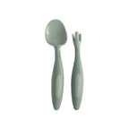 B.Box Toddler Fork & Spoon Cutlery Set for Kids – Easy Grip, Self-Feeding & Travel-Friendly – Sage Green