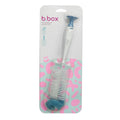 B.Box 2-in-1 Bottle Brush – Soft Bristles, Easy-Grip Handle, Teat Cleaner Included – Ocean