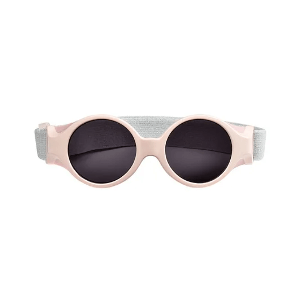 Beaba Newborn Sunglasses - 0-9 Months, Unbreakable Sunglasses for Infants, 100% UV Protection, CAT 4 Side Protection Optimal Comfort, Adjustable Elastic Headband, Birth - 9 Months