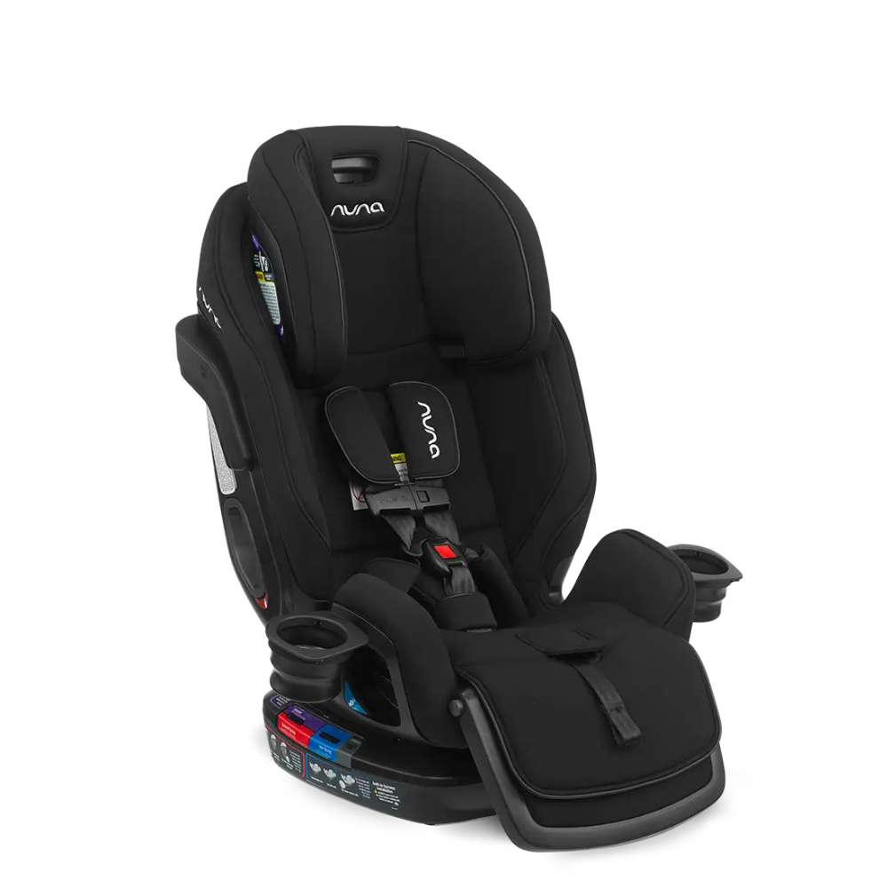 Nuna Exec-Baby Car Seat-Convertible (Front & Rear Facing)-Aeroflex Side Impact Protection System-For 0M+ (Upto 55Kg) - Caviar