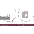 Momcozy Breastfeeding Access Flange Insert for S9 Pro/S12 Pro - Transparent