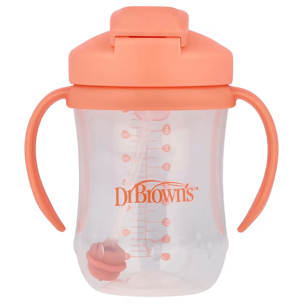 Dr. Brown’s 9 oz/270 mL Baby’s First Straw Cup with Handles (6m+) 1-Pack