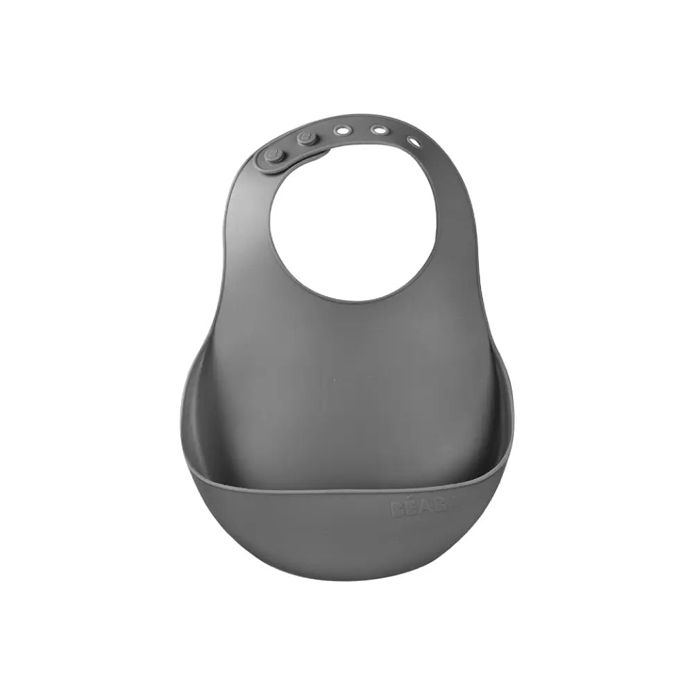Beaba Silicone Waterproof Baby Feeding Bib with Food Catcher Pocket, BPA-Free, Easy to Clean, 4M+