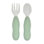 Beaba Set of 2 Stainless Steel Pre-Cutlery Set