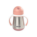 Beaba Stainless Steel Straw Cup - 250 ml