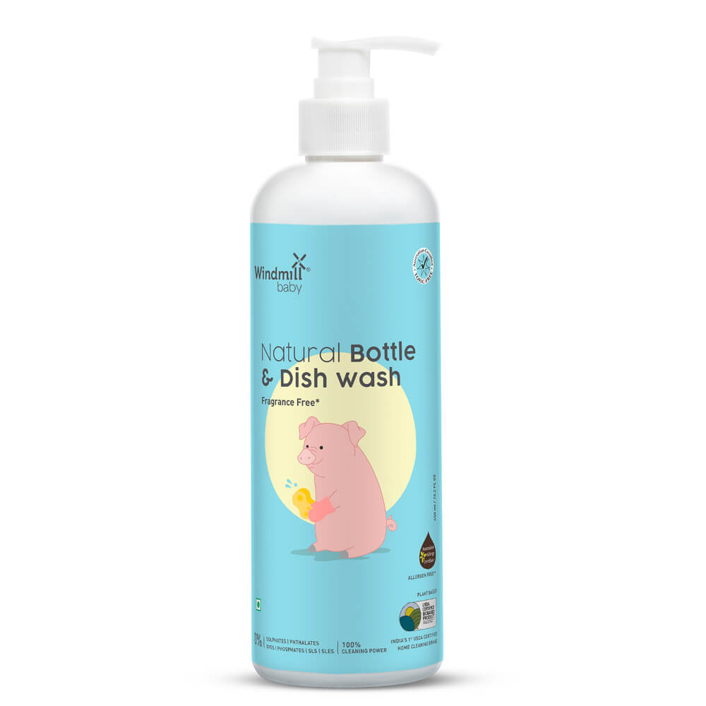 Windmill Baby Natural Bottle & Dish Wash - 450ml