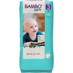 Bambo Nature Premium Baby Tape Diapers for Babies, Medium Size (4-8 Kgs), Super Absorbent, Breathable, Extra Soft, Dermatologically Tested, Hypoallergenic Infant Nappies With Wetness Indicator
