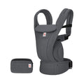 Ergobaby Omni Deluxe Baby Carrier, Lightweight Breathable Soft Mesh, Enhanced Lumbar Support, Adjustable Waistbelt & Cross Straps, Privacy Hood, 4 Carry Positions, 6 Storage Pockets, 3-20Kgs, 0-4 years, Graphite Grey