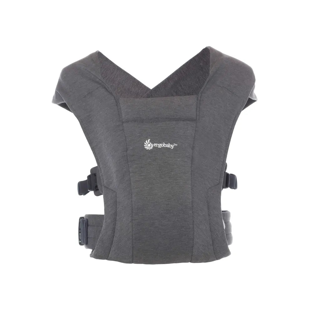 Ergobaby Embrace Newborn Baby Carrier, Soft, Cosy & Lightweight Newborn Ready Carrier, Ergonomic “M” Position, Padded Head & Neck Support, Adjustable Waistbelt & Cross Straps, 2 Carry Positions, Easy to Use, 3-11 Kgs, 0-12 Months, Heather Grey