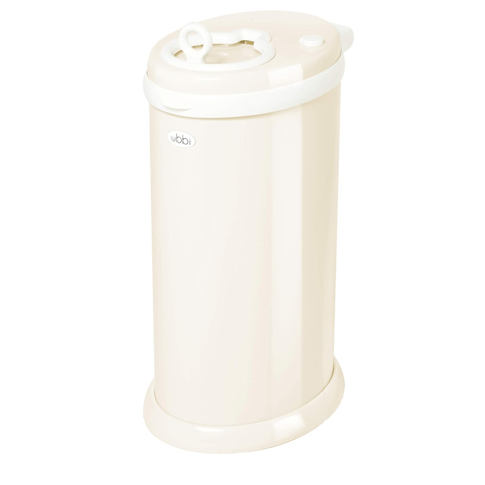 Ubbi Steel Odor Locking Diaper Pail - Ivory