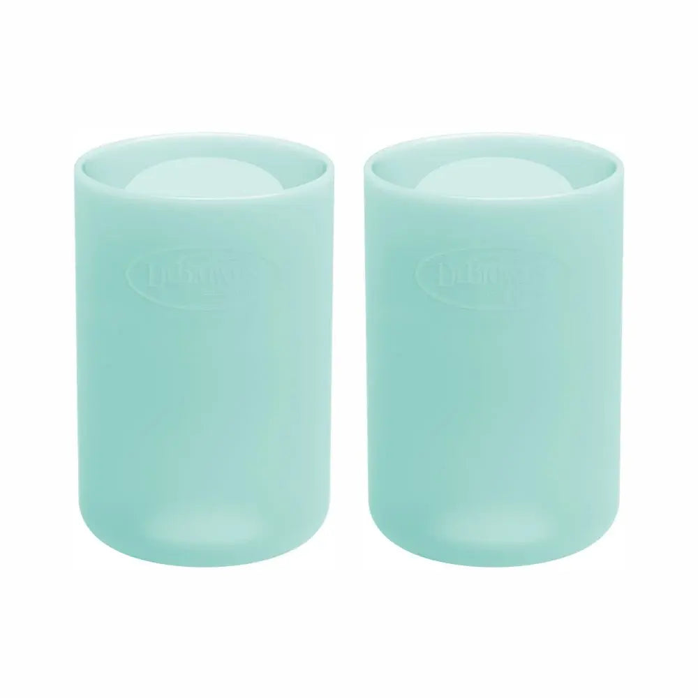 Dr. Brown's Narrow Glass Bottle Sleeve, 4 oz, Mint, 2-Pack