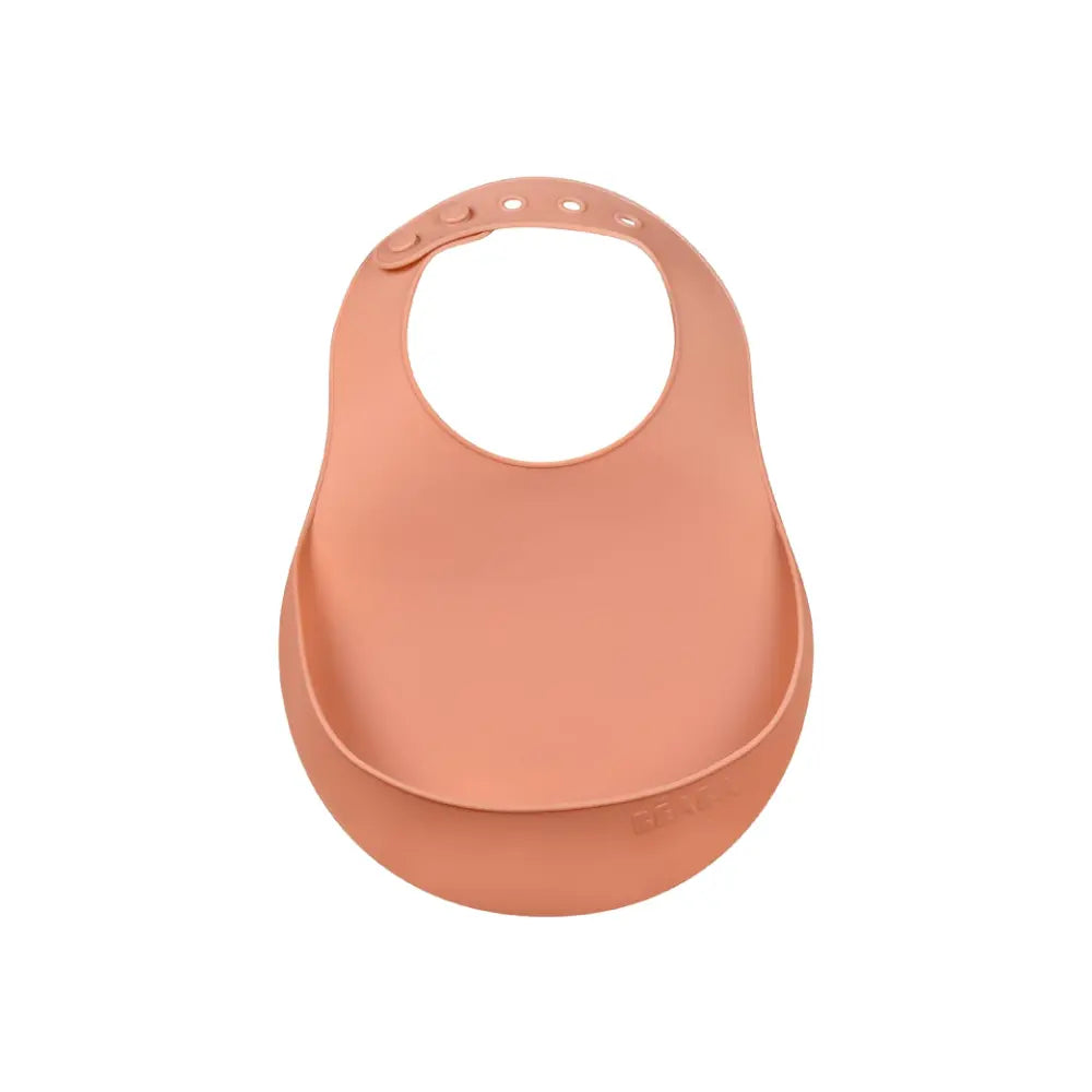 Beaba Silicone Waterproof Baby Feeding Bib with Food Catcher Pocket, BPA-Free, Easy to Clean, 4M+