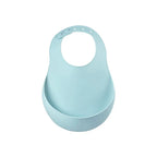 Beaba Silicone Waterproof Baby Feeding Bib with Food Catcher Pocket, BPA-Free, Easy to Clean, 4M+