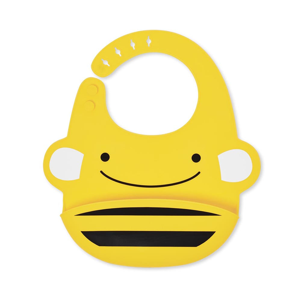 Skip Hop Zoo Fold & Go Silicone Bib