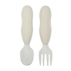 Beaba Set of 2 Stainless Steel Pre-Cutlery Set